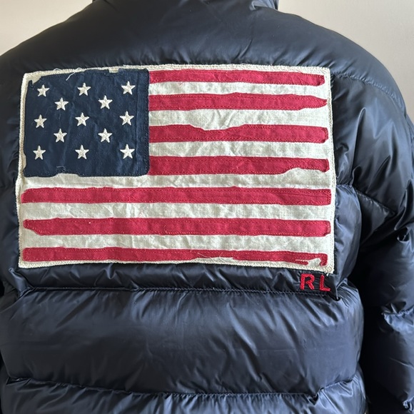 Authentic Ralph Lauren Flag down Jacket - Picture 3 of 8